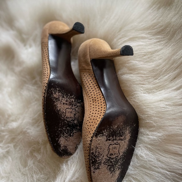 Stuart Wietzman Kitten Heels Open Toe - Picture 6 of 6